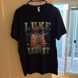 Black Men's Luke Kornett Celtics T-Shirt